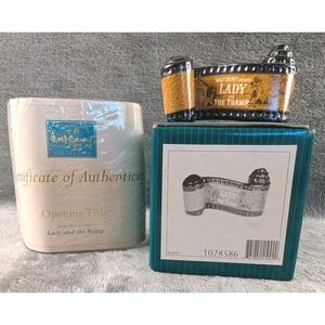 WDCC Lady and the Tramp‎ "Opening Title" Film Reel Figurine w/ Box & COA